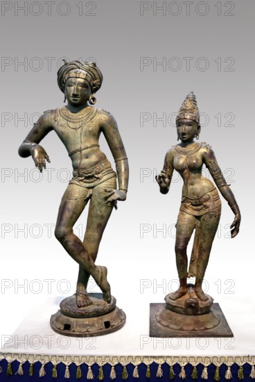 Cut out, 10 to 11th century Rishbandhigar, Thiruvangadu. 10 to 12th century Parvathi Thiruvangadu,