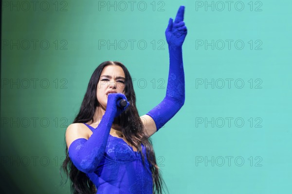 MELBOURNE, AUSTRALIA, NOVEMBER 11: Dua Lipa performs at Rod Laver Arena on November 11, 2022 in