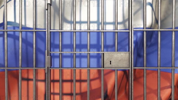 Symbolic image on the subject of detention in Russia