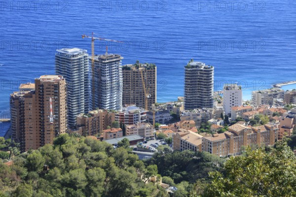 Easternmost part of the Principality of Monaco at the Monte Carlo Bay Hotel with the Testimonio