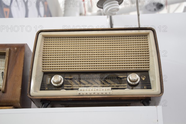 Retro styled image of an old radio