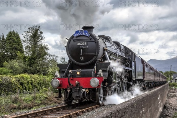 The Jacobite Steaming through Corpach