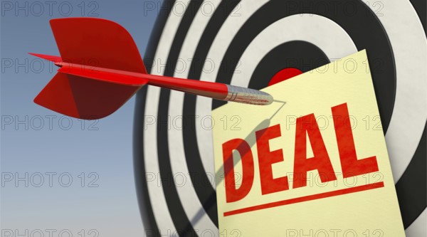 deal, hit, transaction, goal, business, win, target, aim, success, trade, sell, bargain, agreement,