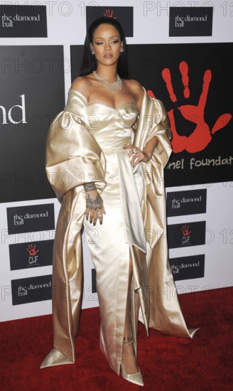Rihanna at the 2nd Annual Diamond Ball held at the Barker Hanger in Santa Monica, USA on December