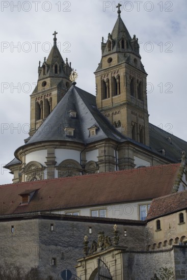 Church tower, church, Comburg, Großcomburg, Benedictine monastery, monastery, monastery complex,