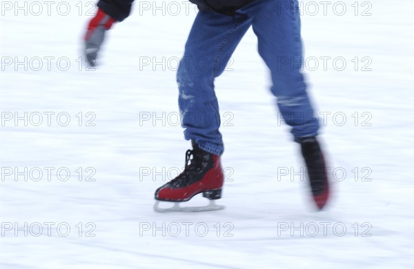 Ice Skating, Ice Rink near City Hall in Paris