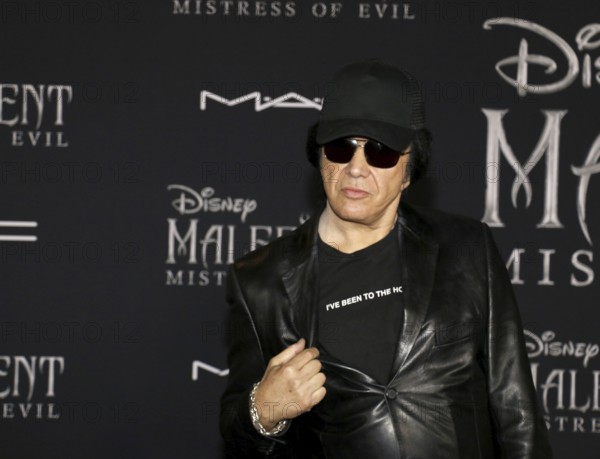 Gene Simmons at the World premiere of Disney's 'Maleficent: Mistress Of Evil' held at the El