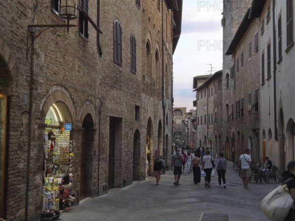San Gimignano is a small Italian town in Tuscany with a medieval centre. San Gimignano is also