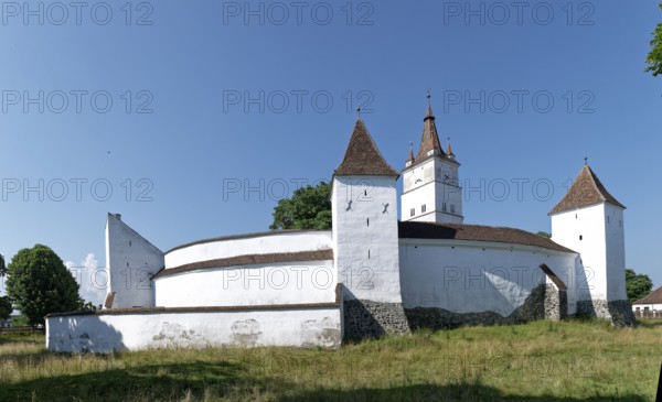 The Honigberg Protestant Church, Biserica Evanghelica Fortificata din Harman, in Transylvania. The