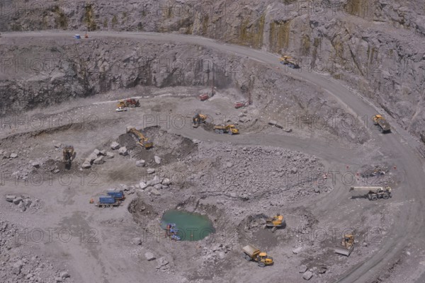 "Koidu 1" diamond mine, part of diamond company Koidu Ltd., Koidu Kimberlite Project, Koidu,