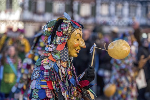 Spättlehansel in the carnival procession, Big Fasendumzug, Alemannic Fasnacht, Gengenbach,