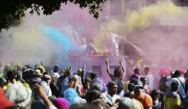 The traditional powder festival is an integral part of the carnival on La Palma, ESP, Spain, Canary