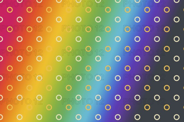 Creative concept colorful dots background. Abstract dotted design for poster, card, banner, empty