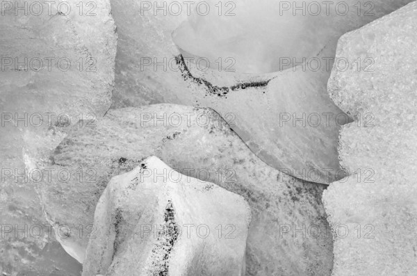 Ice structures in the Nigaardsbreen glacier, Jostedalsbreen National Park, Breheimen, Luster, Sogn
