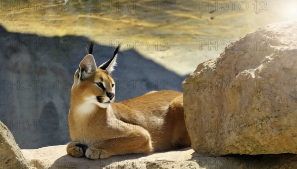 AI generated, animal, animals, mammal, mammals, biotope, habitat, a, individual, foraging,