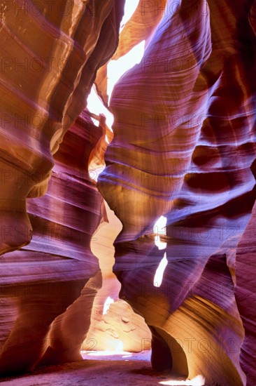 Majestic natural architecture of the Antelope Slot Canyon, Navajo Tribal Park, Arizona, USA, North