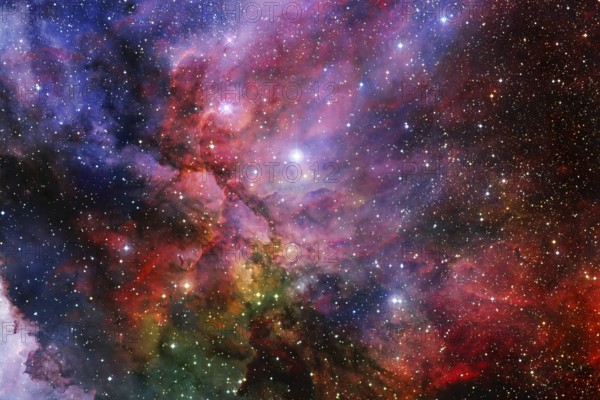 Beautiful galaxy somewhere in deep space. Cosmic wallpaper. Elements of this image furnished by
