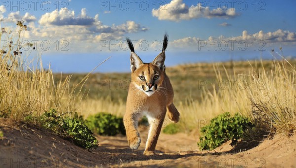 AI generated, animal, animals, mammal, mammals, biotope, habitat, one, individual, foraging,