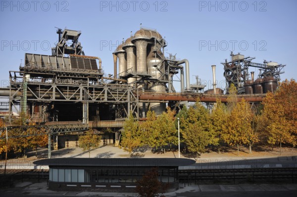 Blast furnace, Industrial Culture Route, disused industrial plant, Duisburg-Nord Landscape Park,
