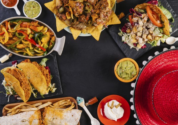 Sombrero mexican food. Beautiful photo