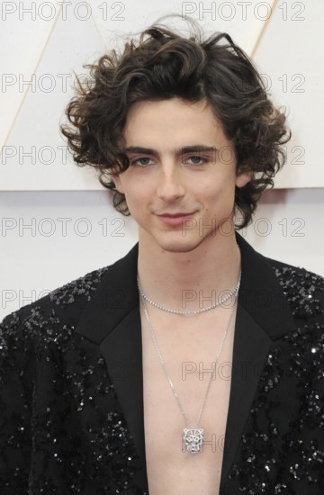 Timothée Chalamet at the 94th Annual Academy Awards held at the Dolby Theatre in Los Angeles, USA