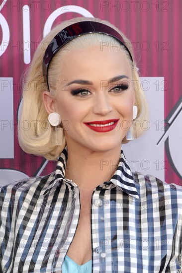 Katy Perry at the 2019 iHeartRadio Music Awards held at the Microsoft Theater in Los Angeles, USA