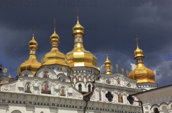The Uspensky Cathedral, part of the monastery complex of the Kiev Cave Monastery, Holy Mary of the