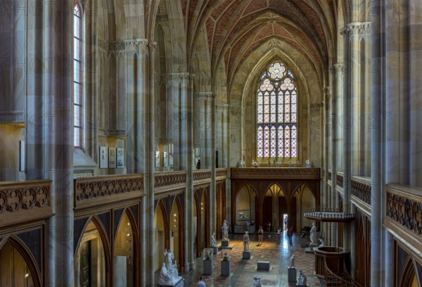 Interior photograph, Friedrichswerder Church, permanent exhibition 19th century Sculpture, Berlin,
