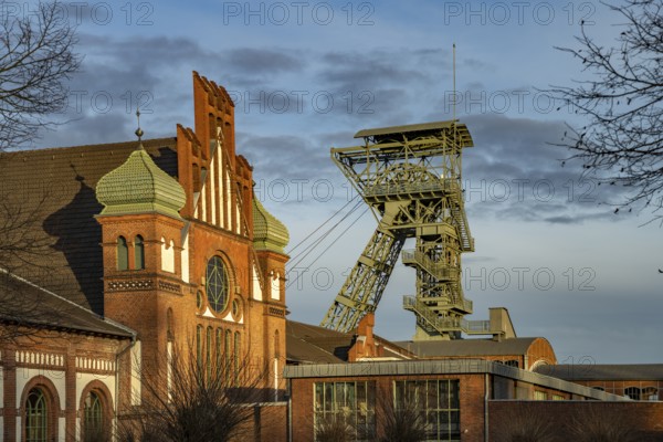 The disused coal mine and museum Zeche Zollern in Dortmund, part of the Route of Industrial