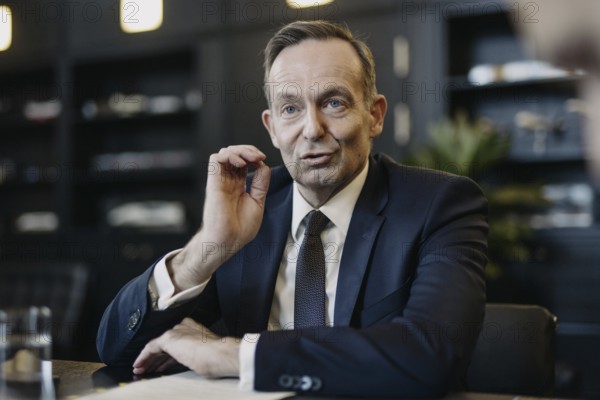 Volker Wissing (FDP), Federal Minister of Transport and Digital Affairs, recorded during an
