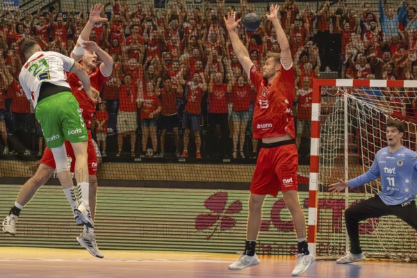 17.05.2024, 2nd HBL (German Handball League), Matchday 32: Eulen Ludwigshafen against GWD Minden