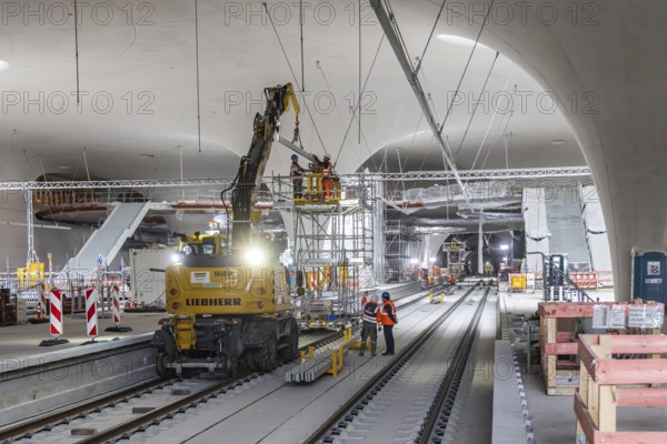 Preparations are underway for the Stuttgart 21 open construction site days, where interested