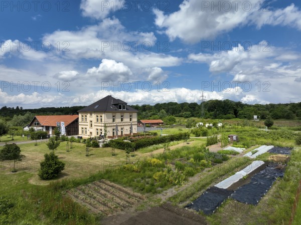 Castrop-Rauxel, North Rhine-Westphalia, Germany, Hof Emscher-Auen, the historic courtyard has been