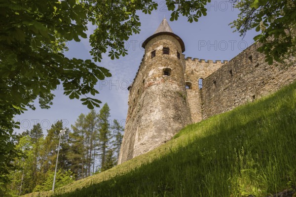 Lubovna Castle, built at the end of the 13th century. Station 6and 7, Western Renaissance bastion