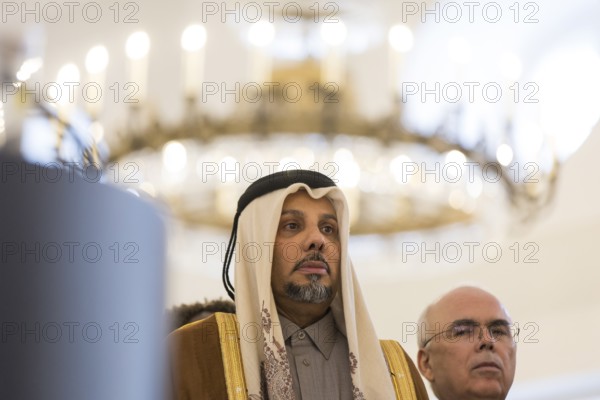 Abdulla Ibrahim A.S. Al-Hamar Qatar at the Federal President's New Year's Reception at Bellevue