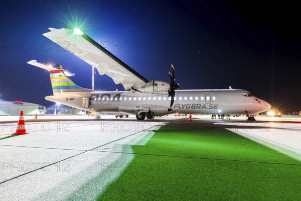 An ATR 72-600 aircraft of BRA Braathens Regional Airlines with the registration SE-MKF at the