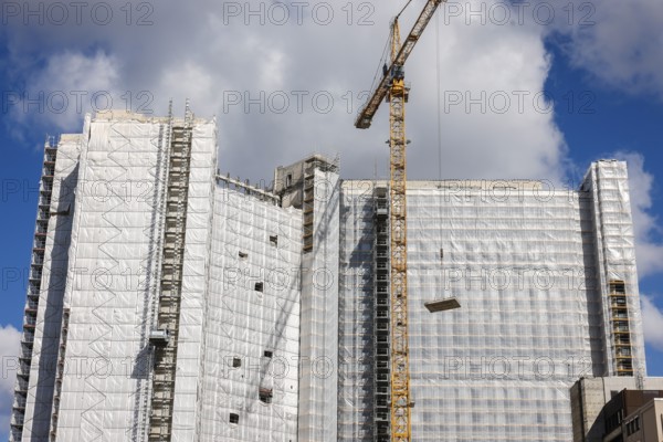 Essen, North Rhine-Westphalia, Germany - Demolition of an office building, demolition of former RWE
