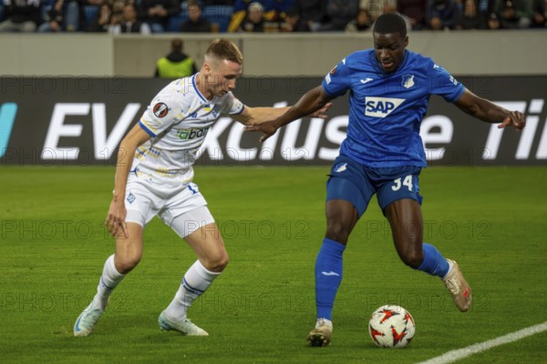 Football UEFA Europa League, 2024/25 season, matchday 2: TSG Hoffenheim v Dynamo Kiev. Picture: