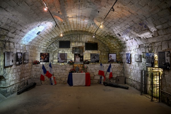 Memorial at Fort de Douaumont, French fortress from the First World War, Verdun battlefield,
