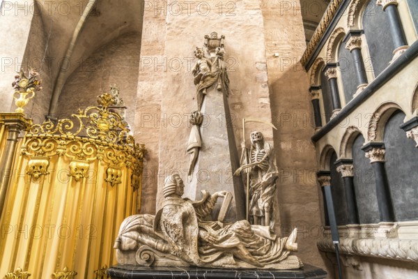 Tomb of Johann Philipp von Walderdorf in the interior of St Peter's Cathedral, UNESCO World