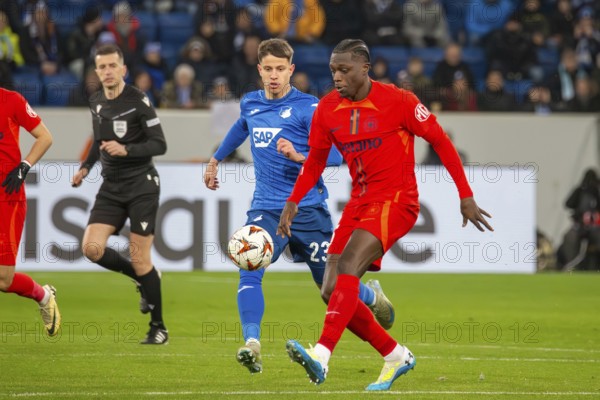 Football UEFA Europa League, 2024/25 season, matchday 6: TSG Hoffenheim v Steaua Bucharest. On the