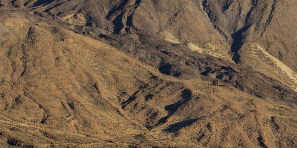 Panorama during the ascent to the Alto de Guajara, 2715m, over the Teide National Park, Parque