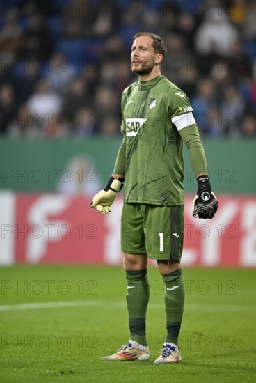 Goalkeeper Oliver Baumann TSG 1899 Hoffenheim (01) DFB Cup, PreZero Arena, Sinsheim,