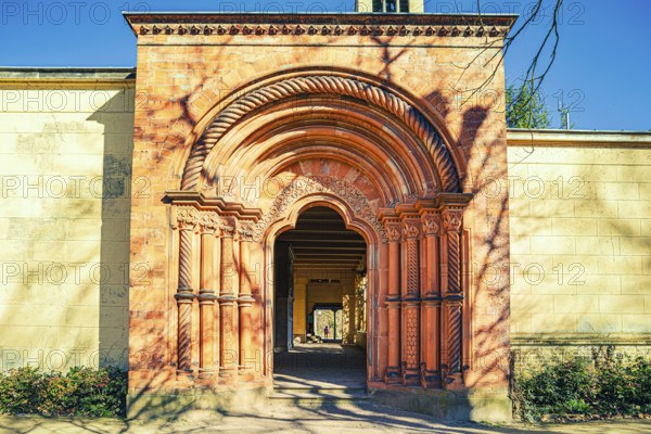 Church of Peace with Emperor Friedrich Mausoleum in Sanssouci Palace Park in Potsdam, Germany,