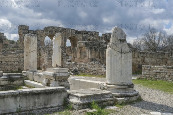 Ancient Baths of Hadrian, ancient archaeological site of Aphrodisias, Geyre, Karacasu, Aydin,