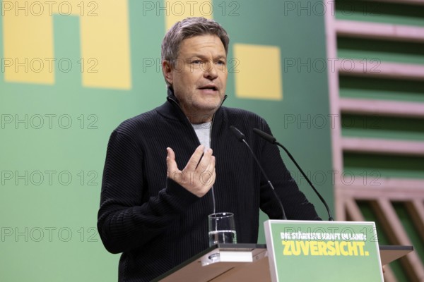 Berlin, Germany - 26 January 2025: Robert Habeck, Alliance 90/The Greens' candidate for Chancellor