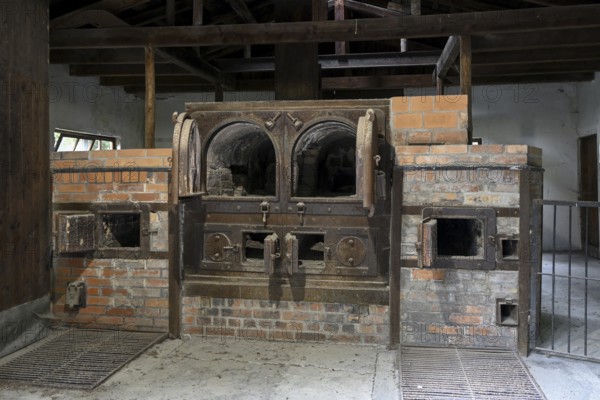Large crematorium of the former Dachau concentration camp, now a concentration camp memorial,