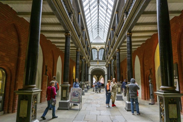 The historic old town of Stralsund, UNESCO World Heritage Site, Passage, Gallery in the historic