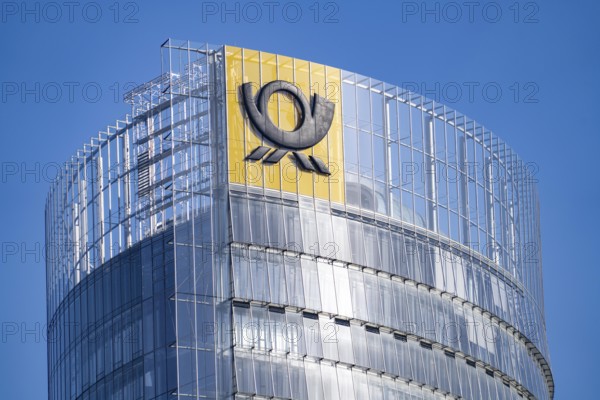 The Posttower, corporate headquarters of Deutsche Post, high-rise building in Bonn, North
