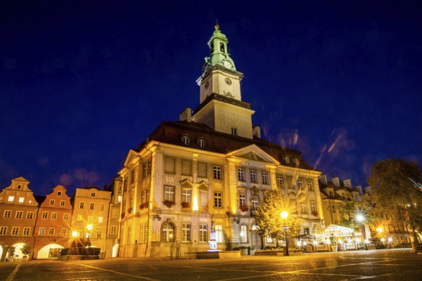 Jelenia Gora Poland by night